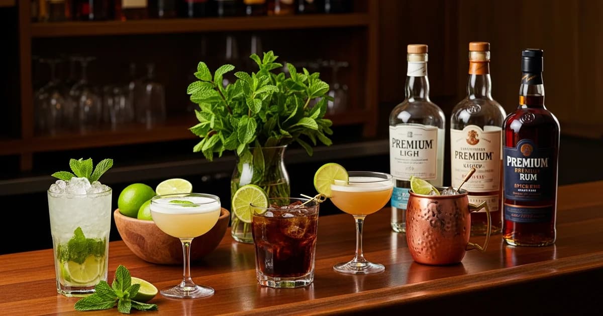 Enkla drinkar med rom – 12 recept för hemmabartendern