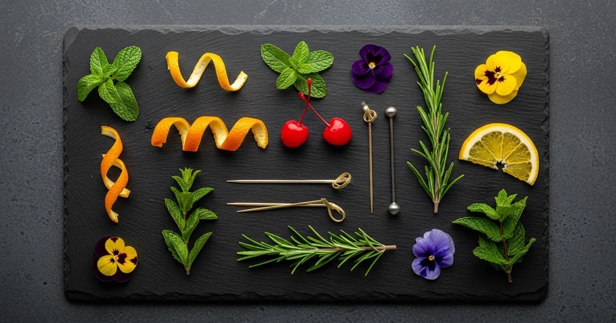 Garnering & presentation – Konsten att pynta drinkar