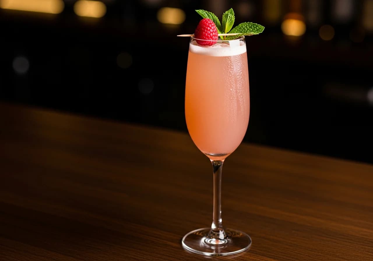 Alkoholfri Bellini - Alkoholfritt cocktail recept