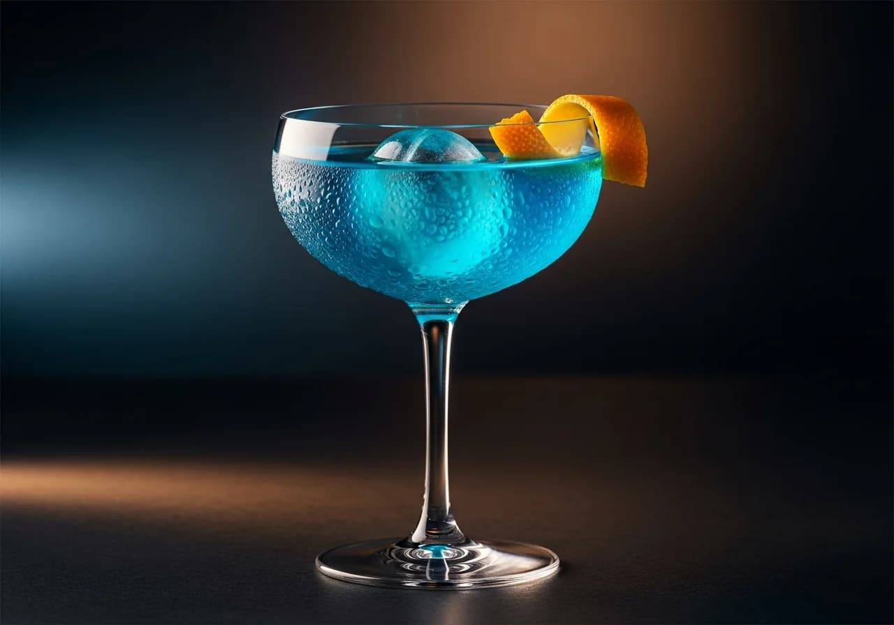 Alkoholfri Blue Lagoon - Alkoholfritt cocktail recept