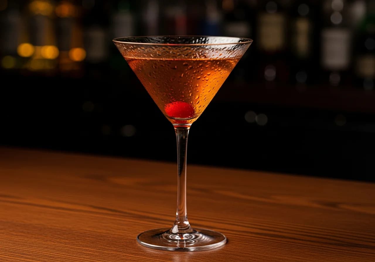 Alkoholfri Manhattan - Alkoholfritt cocktail recept