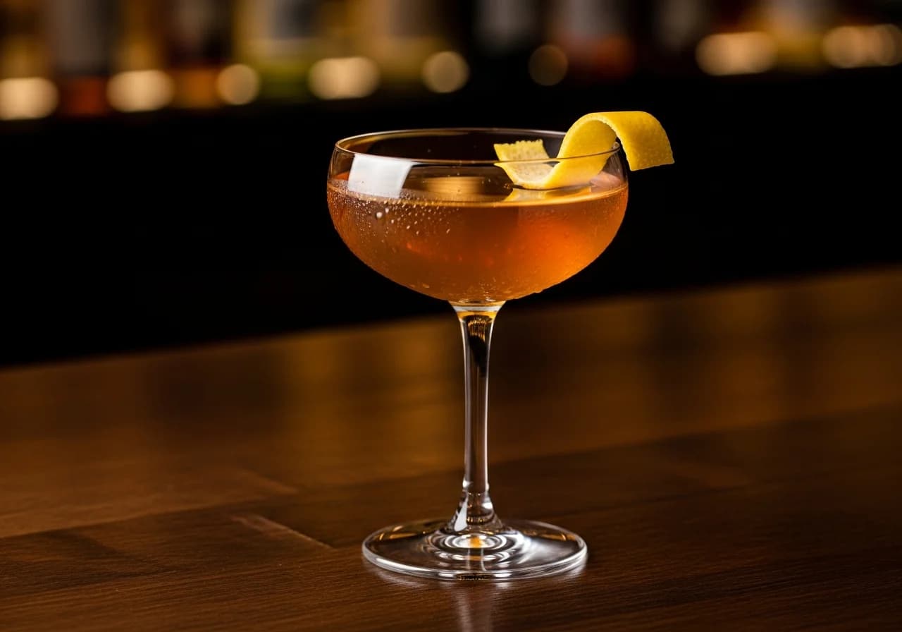 Bamboo - Likör cocktail recept