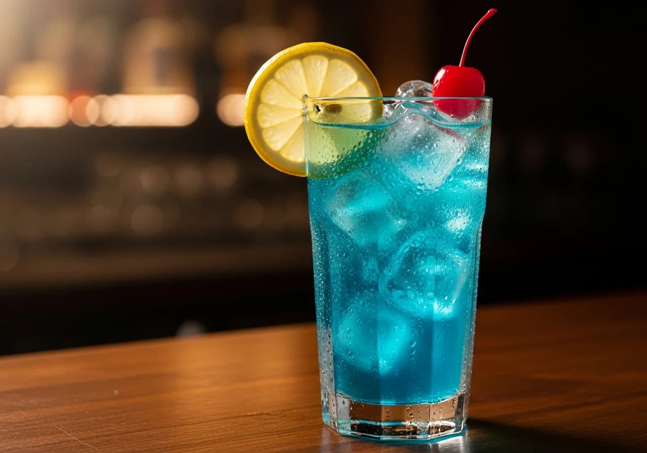 Blue Lagoon / Isbjörn - Vodka cocktail recept