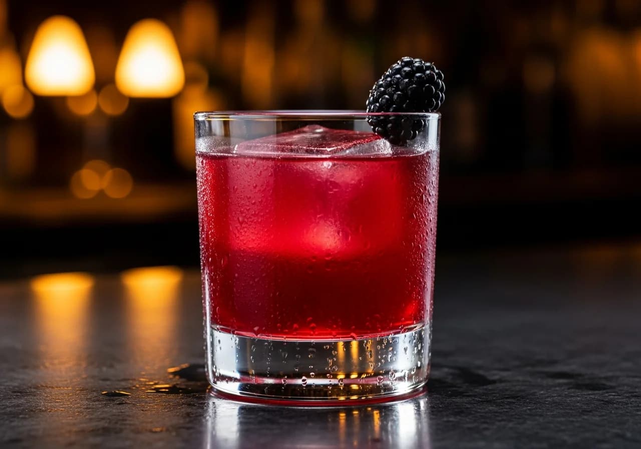 Bramble - Gin cocktail recept