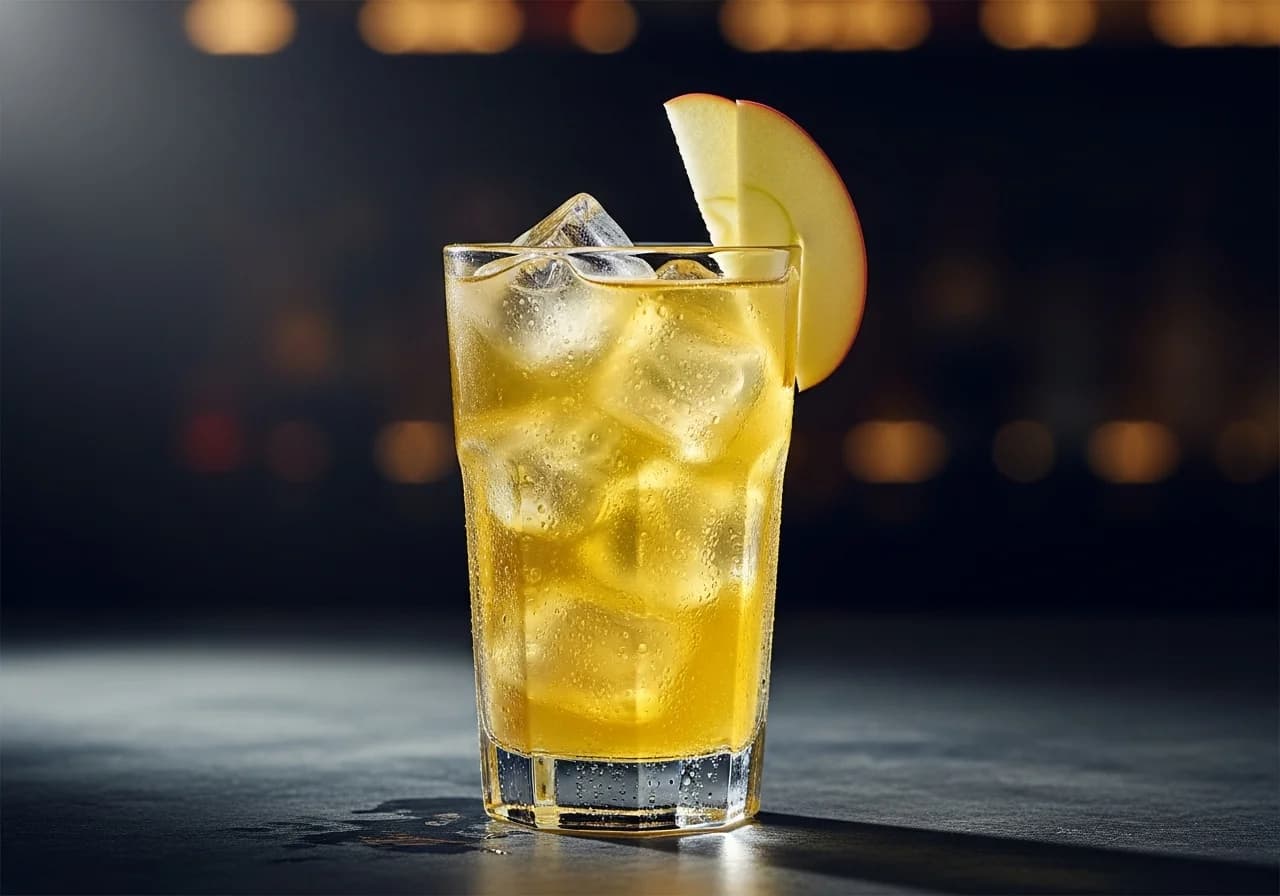 Calvados and Tonic - Likör cocktail recept