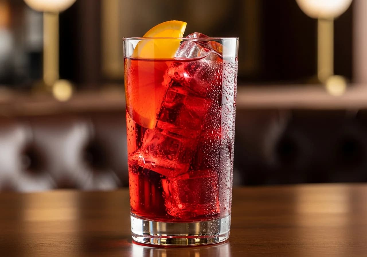 Campari Soda - Likör cocktail recept