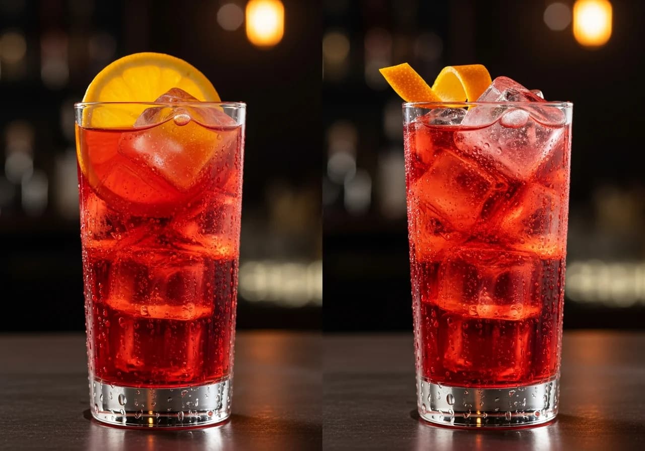 Campari Tonic - Likör cocktail recept