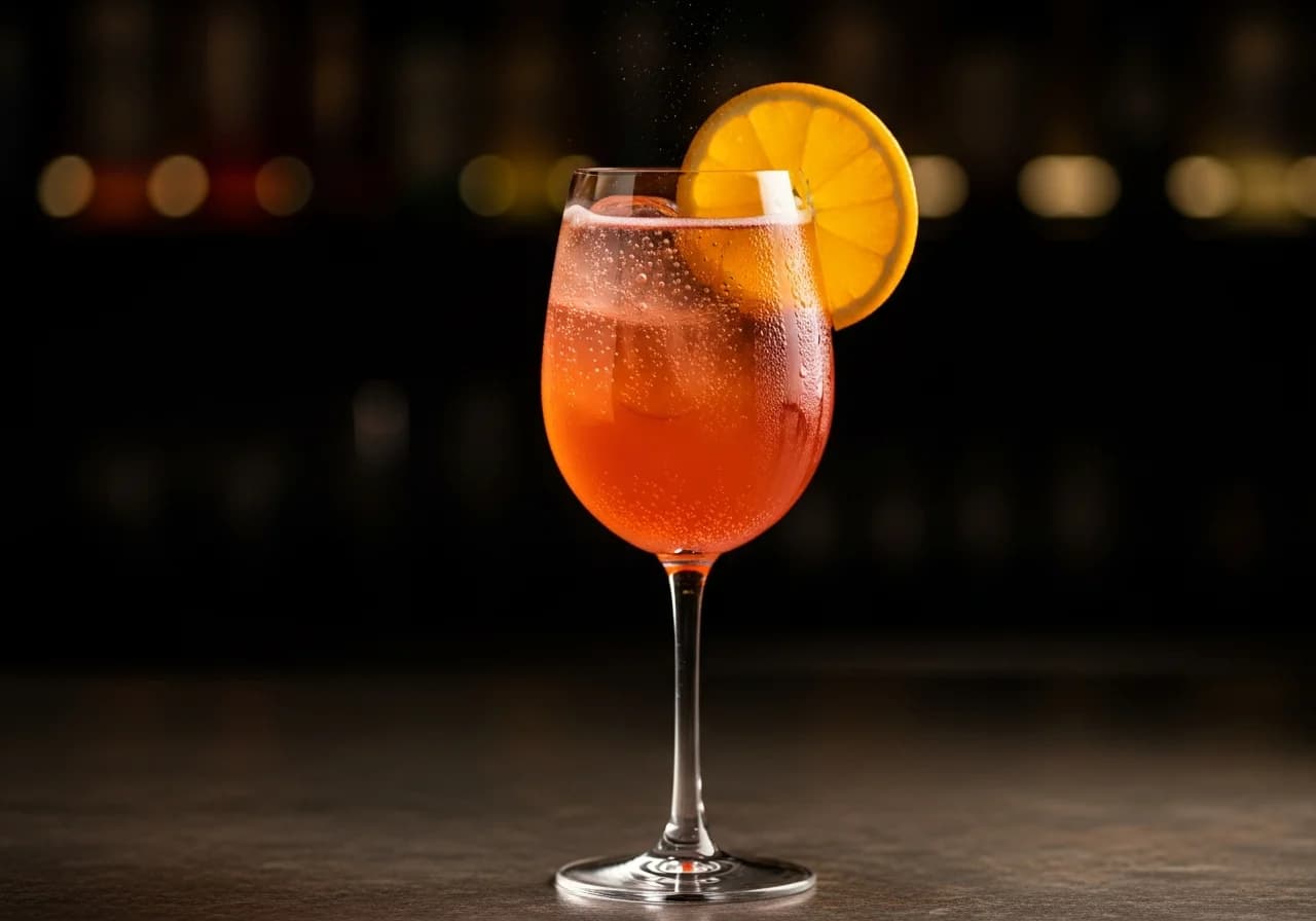 Cava Aperol - Likör cocktail recept