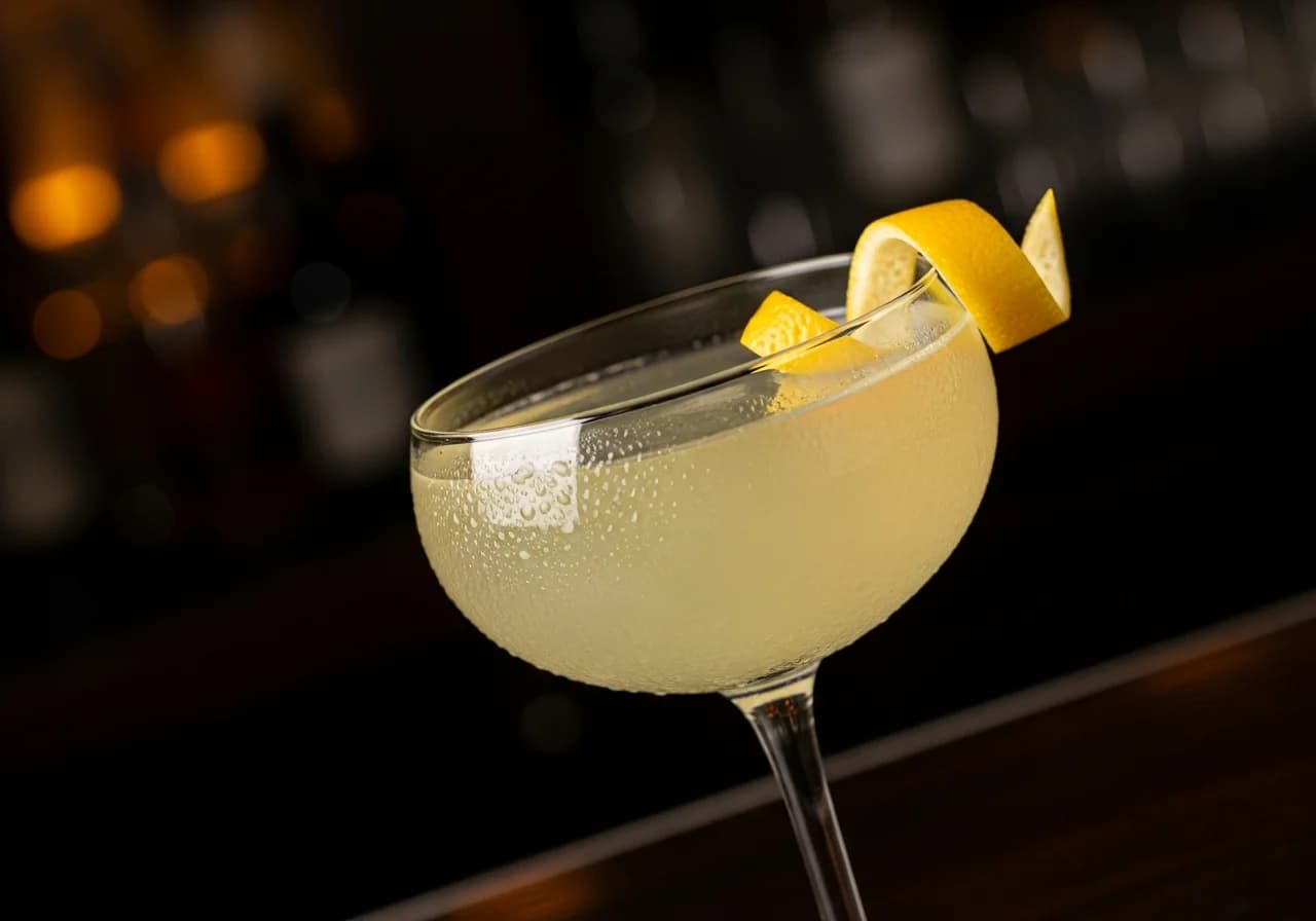 Chrysanthemum - Likör cocktail recept