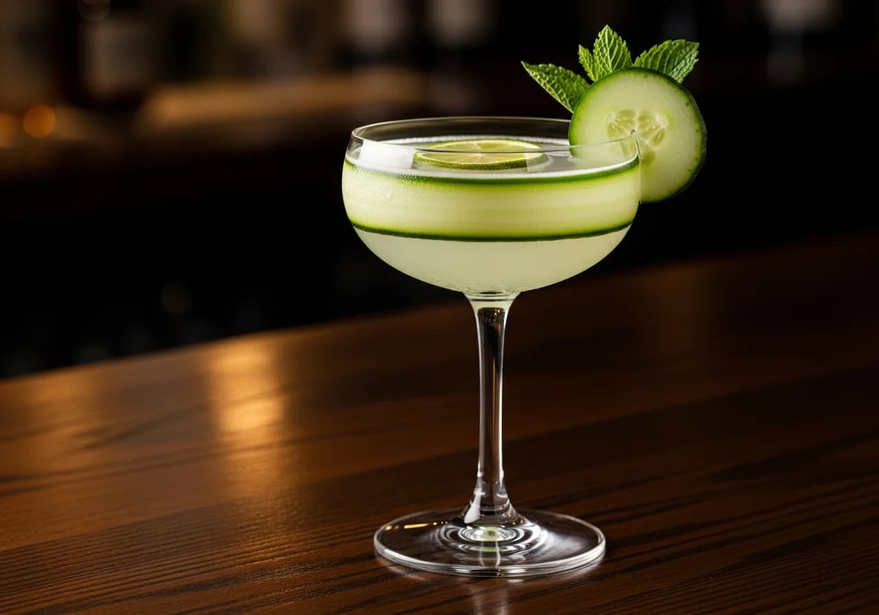 Eastside Gimlet - Gin cocktail recept