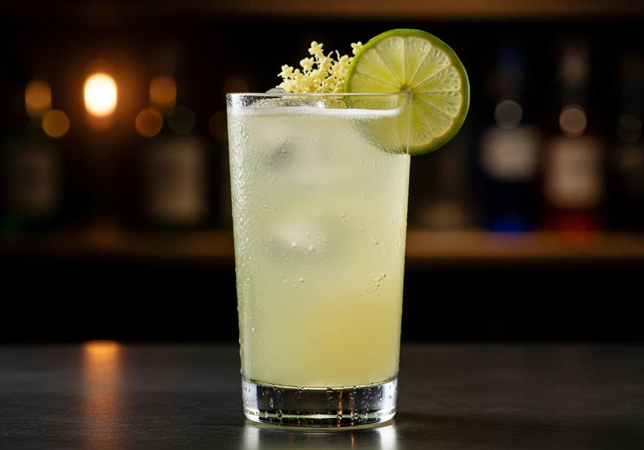 Elderflower Fizz - Gin cocktail recept