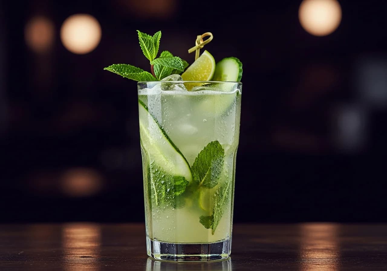 English Mojito - Gin cocktail recept