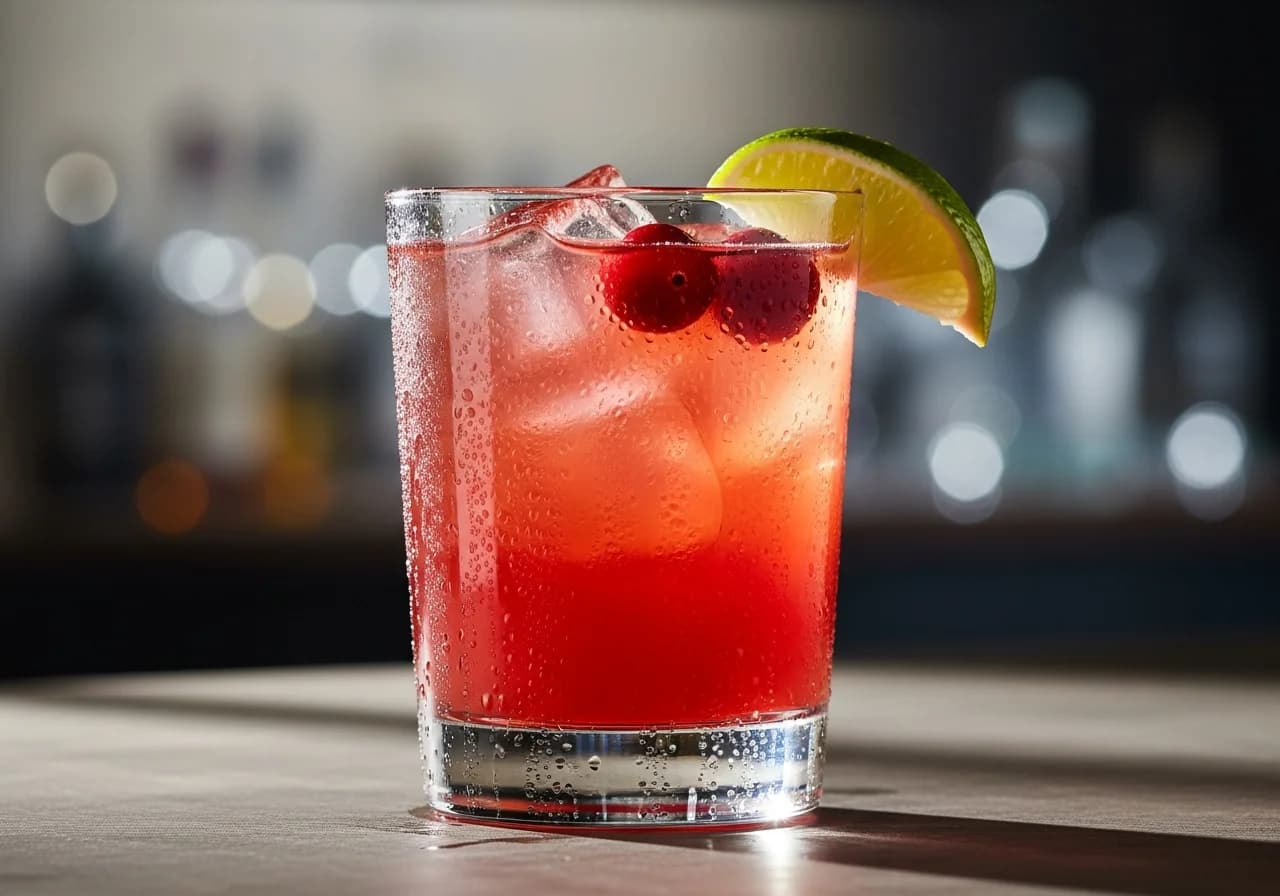 Fireball & Cran - Likör cocktail recept