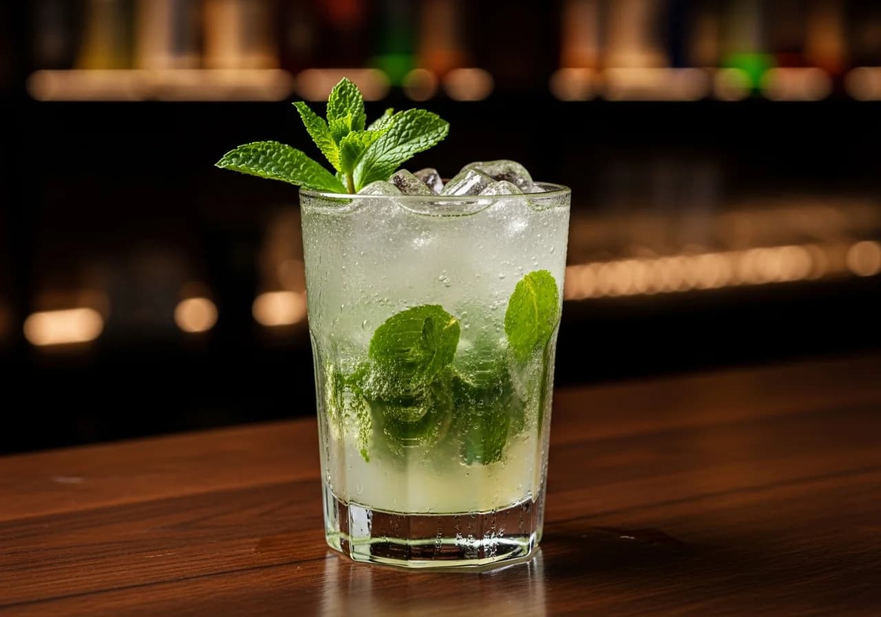 Flädermojito - Rom cocktail recept
