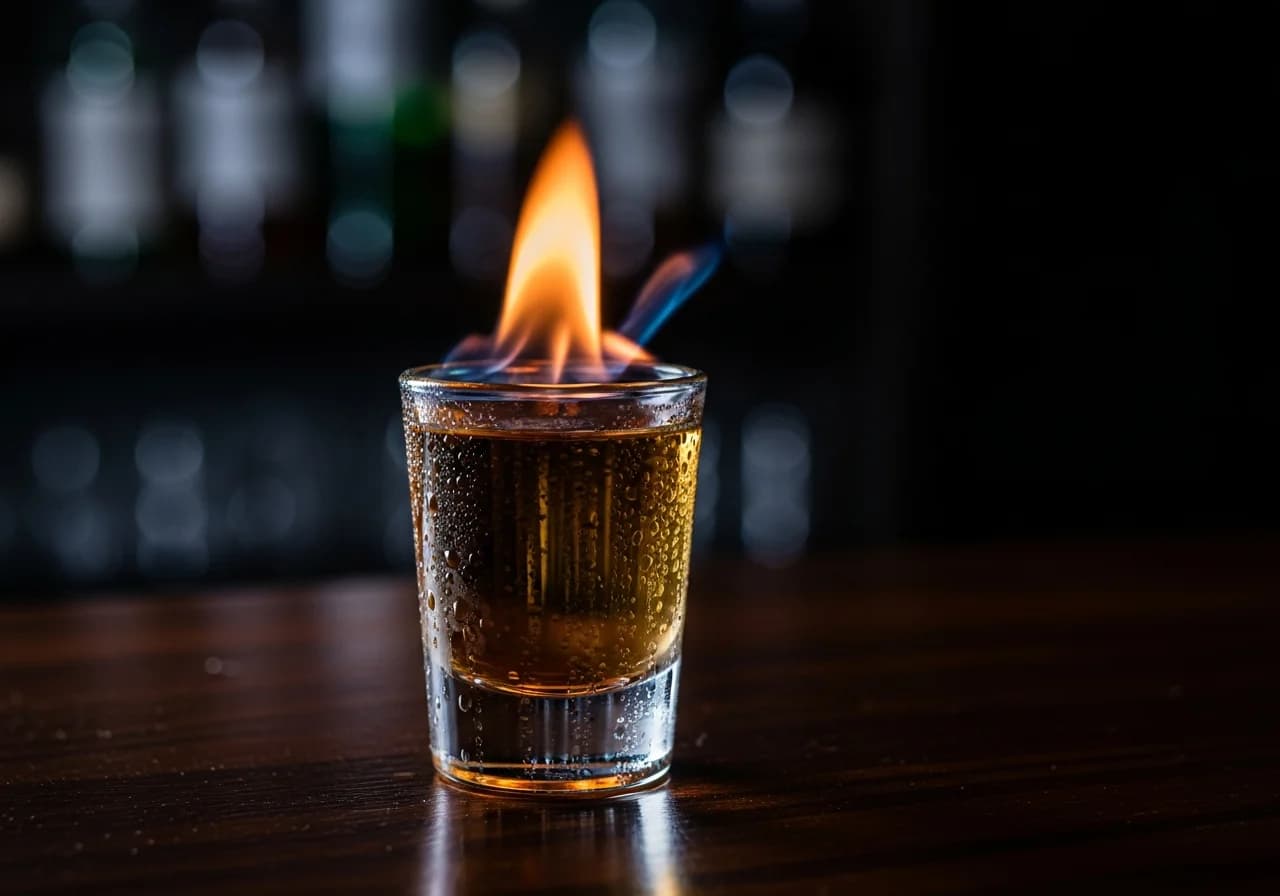 Flaming Beaver - Whisky cocktail recept