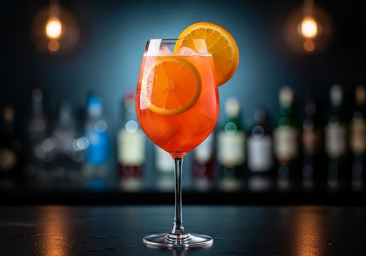 Frozen Aperol Spritz - Likör cocktail recept