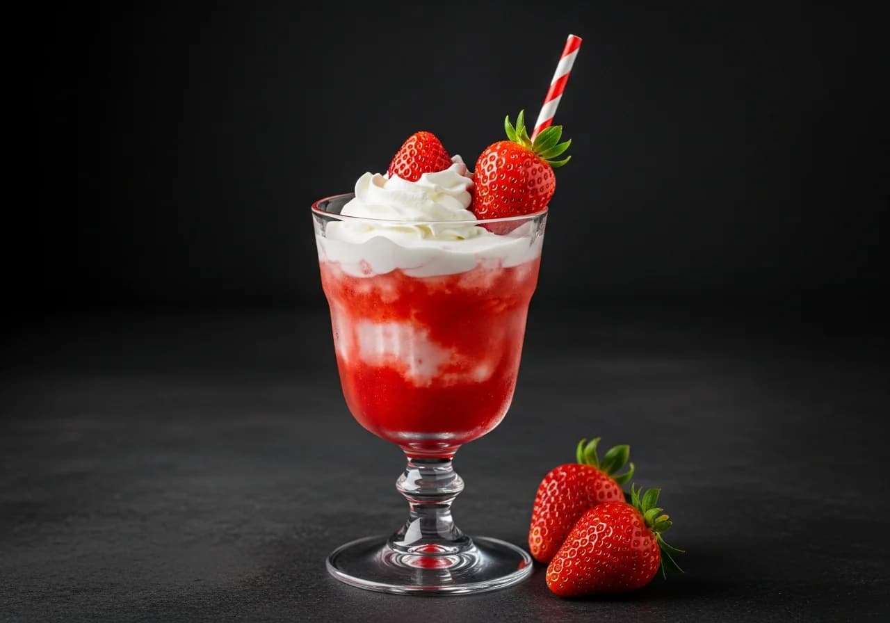 Frozen Strawberry Daiquiri - Rom cocktail recept