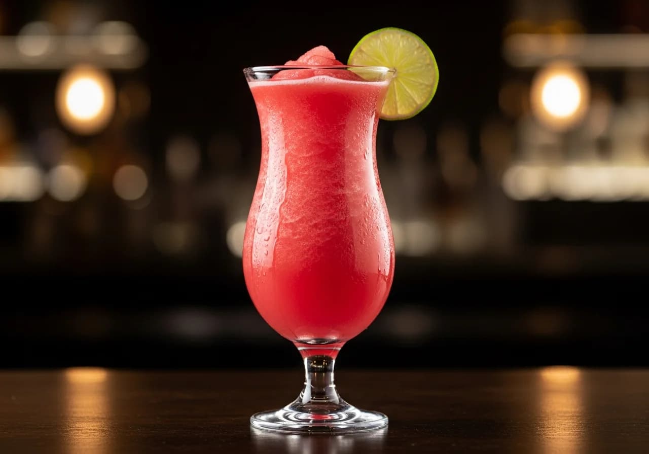 Frozen Watermelon Daiquiri - Rom cocktail recept