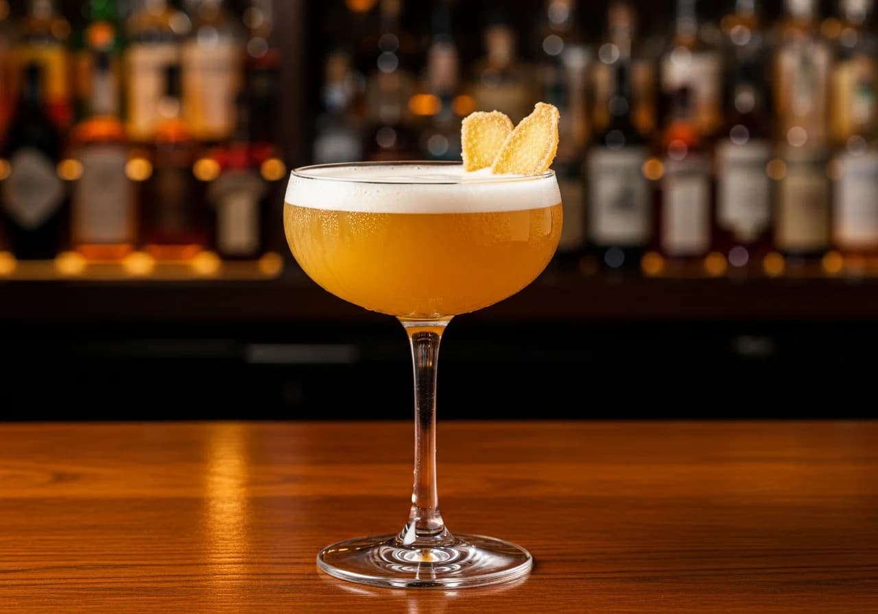 Ginger Sour - Whisky cocktail recept