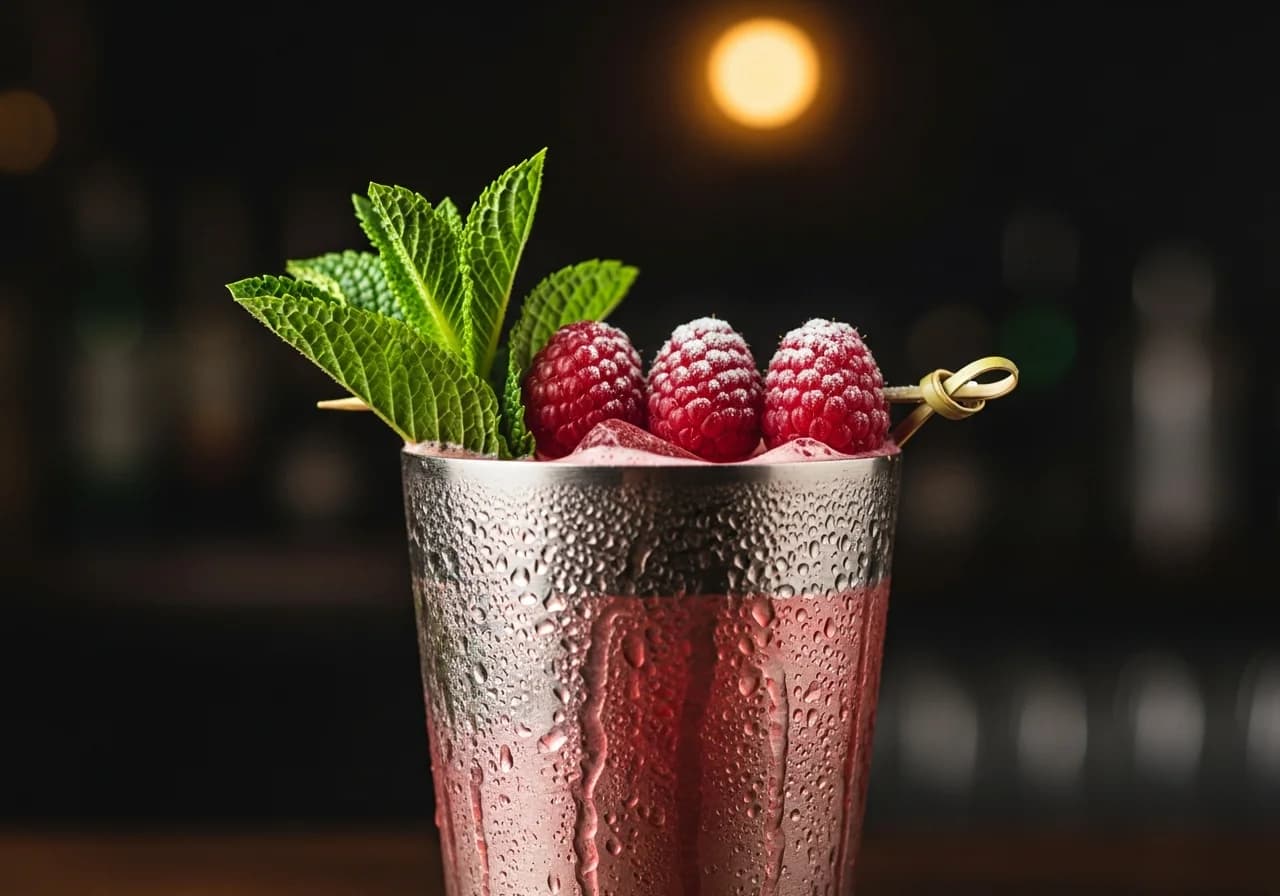 Hallon Julep - Whisky cocktail recept