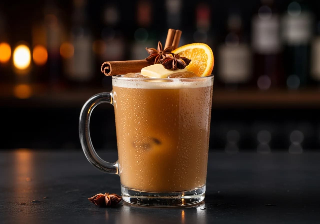 Hot Buttered Rum - Rom cocktail recept