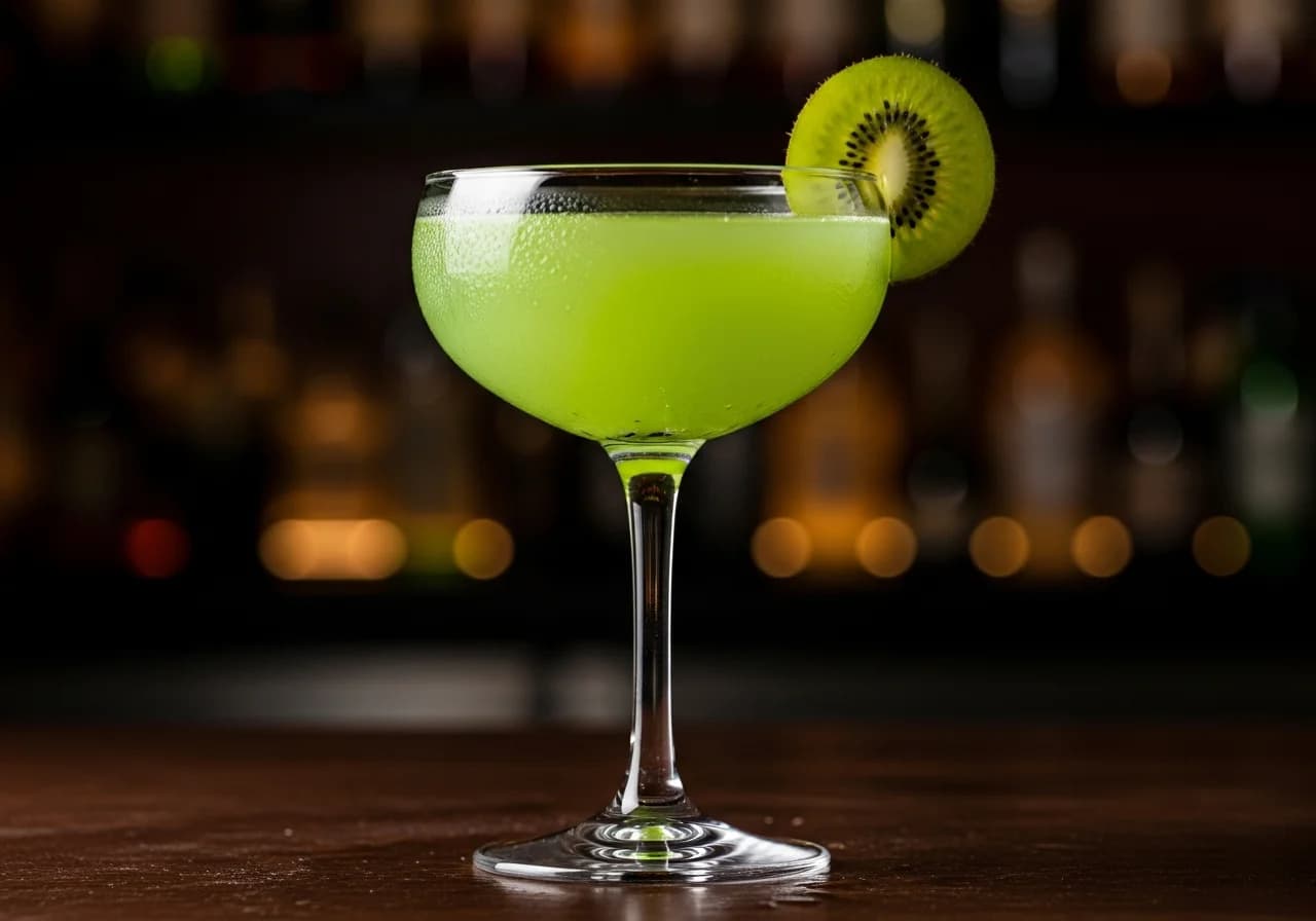 Kiwi Daiquiri - Rom cocktail recept