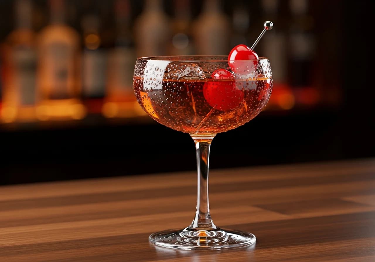 Manhattan (IBA) - Whisky cocktail recept