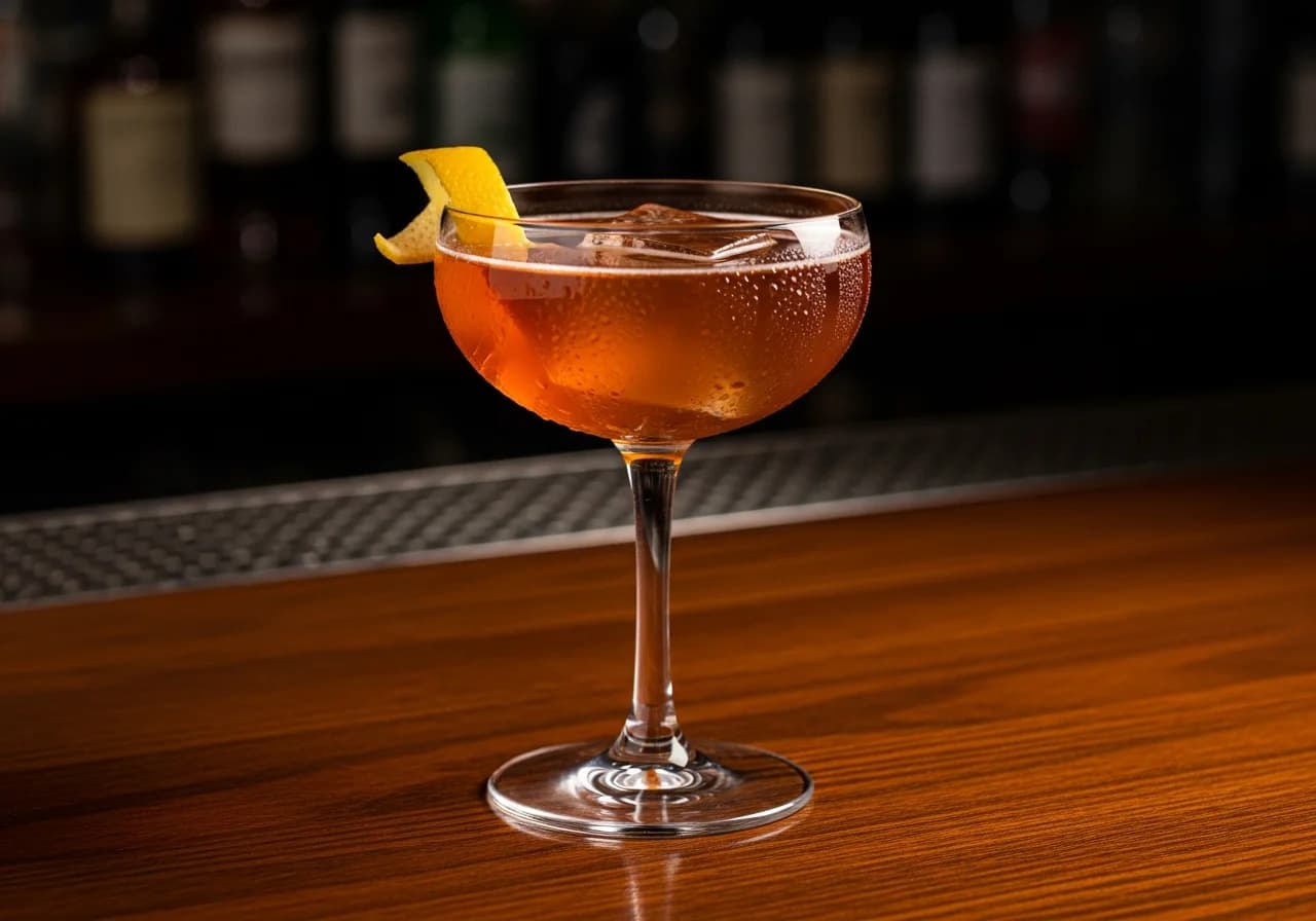 Martinez - Gin cocktail recept