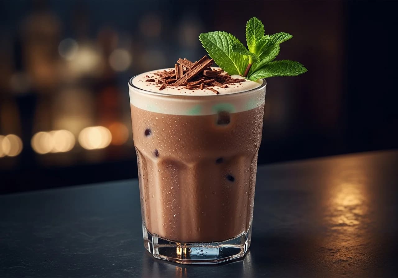 Midnight Mint - Vodka cocktail recept