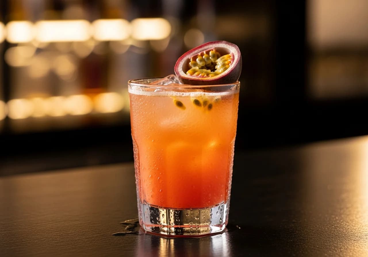 Passion Fruit Punch - Rom cocktail recept
