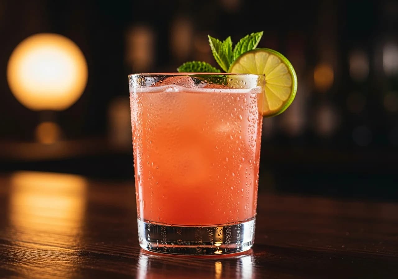 Peach Drink - Likör cocktail recept