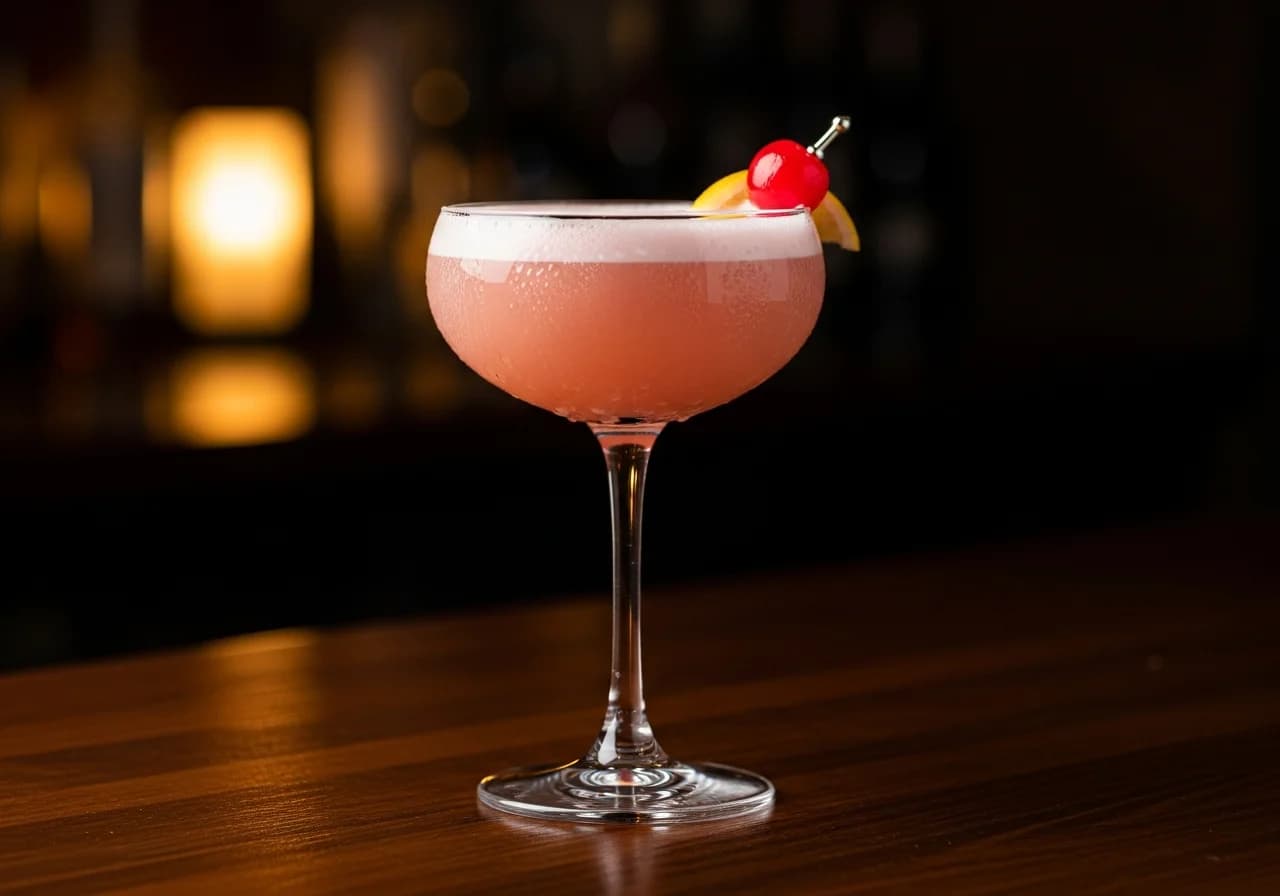 Pink Lady - Gin cocktail recept
