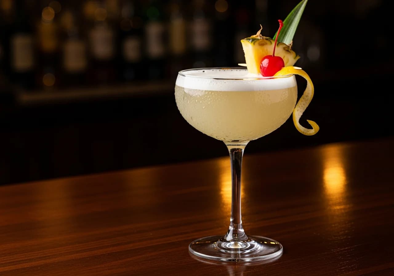 Pisco Punch - Likör cocktail recept