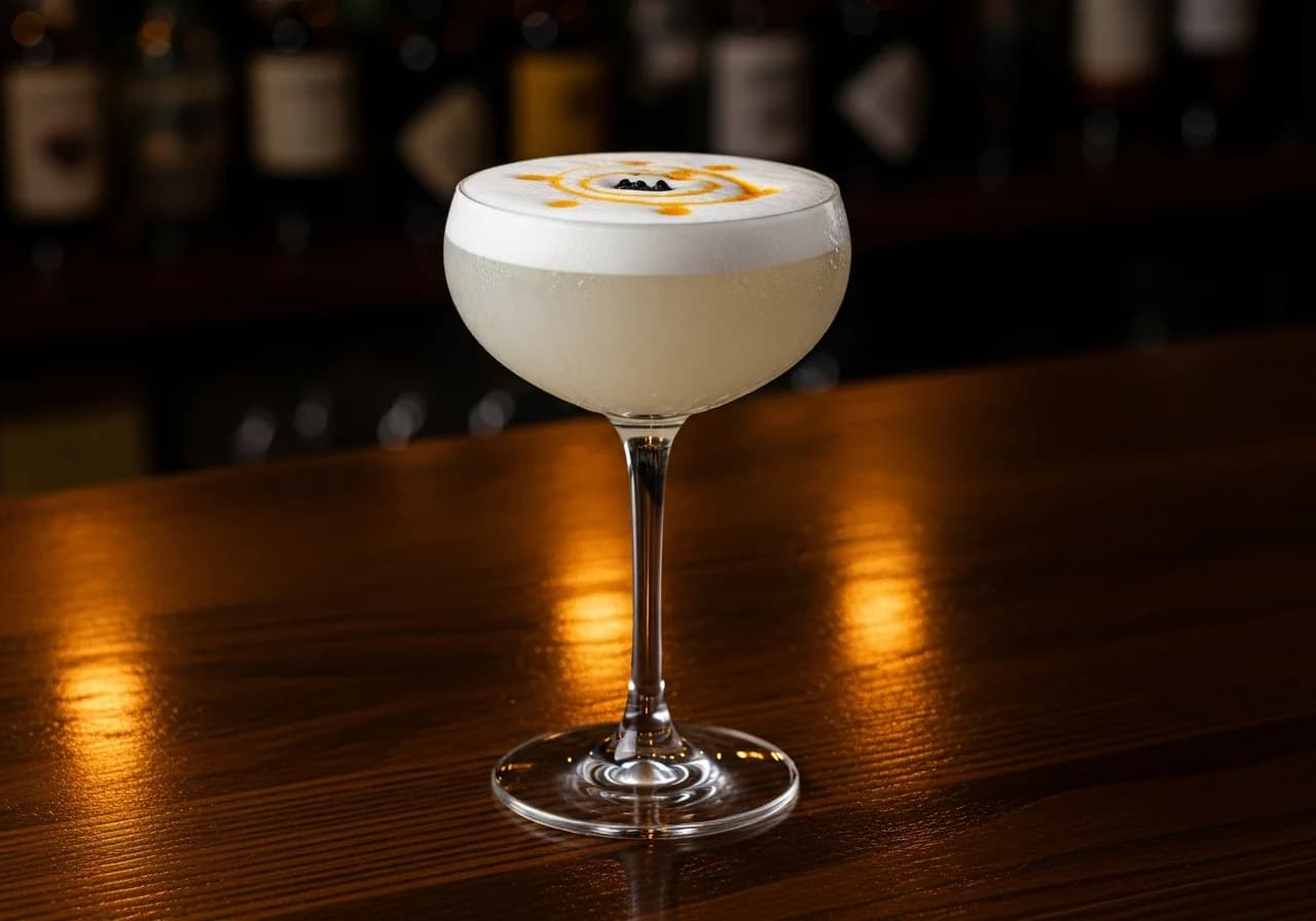 Pisco Sour (IBA) - Likör cocktail recept