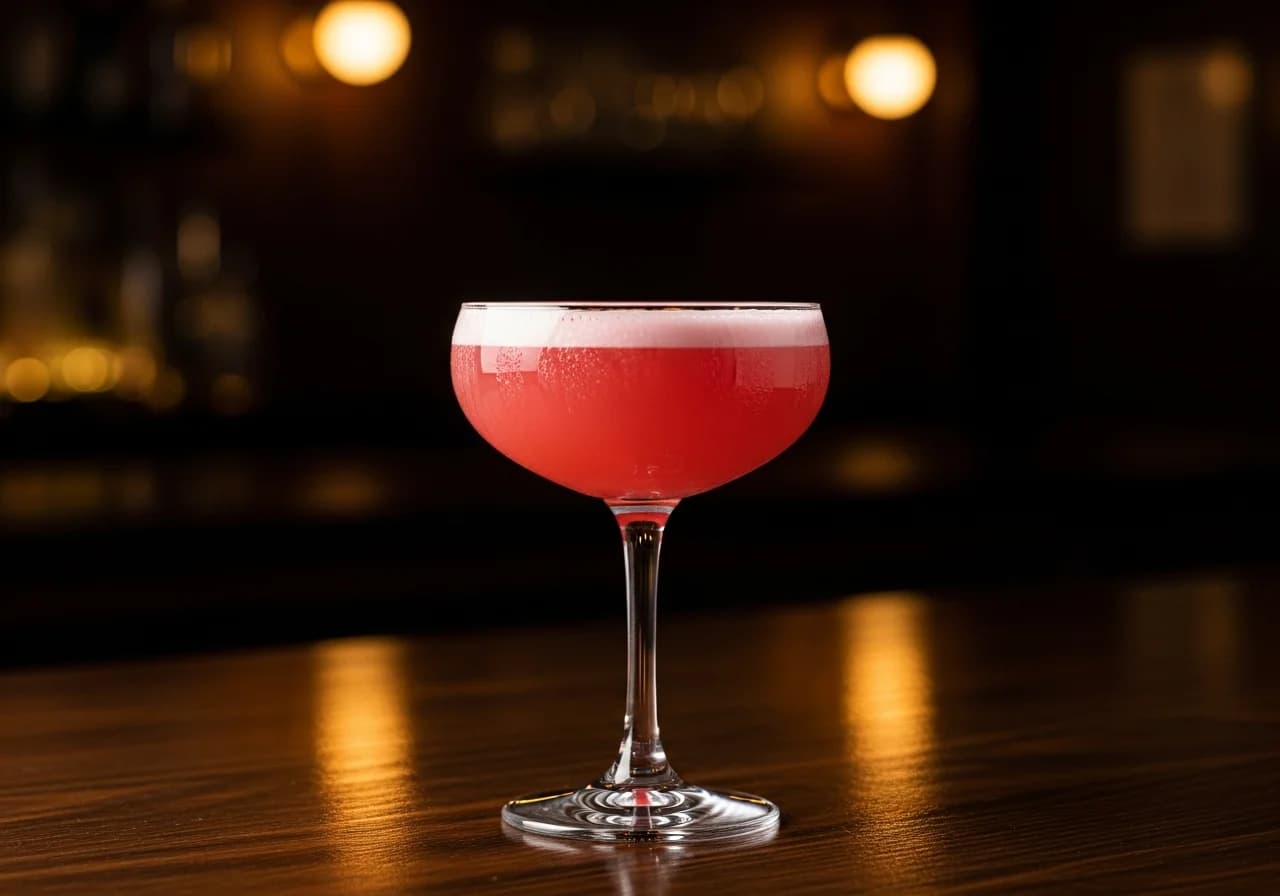 Rabarber Gin Sour - Gin cocktail recept