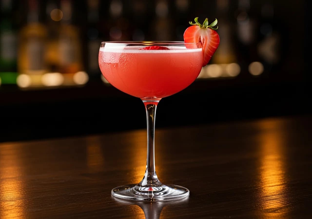 Rossini - Vin & Bubbel cocktail recept