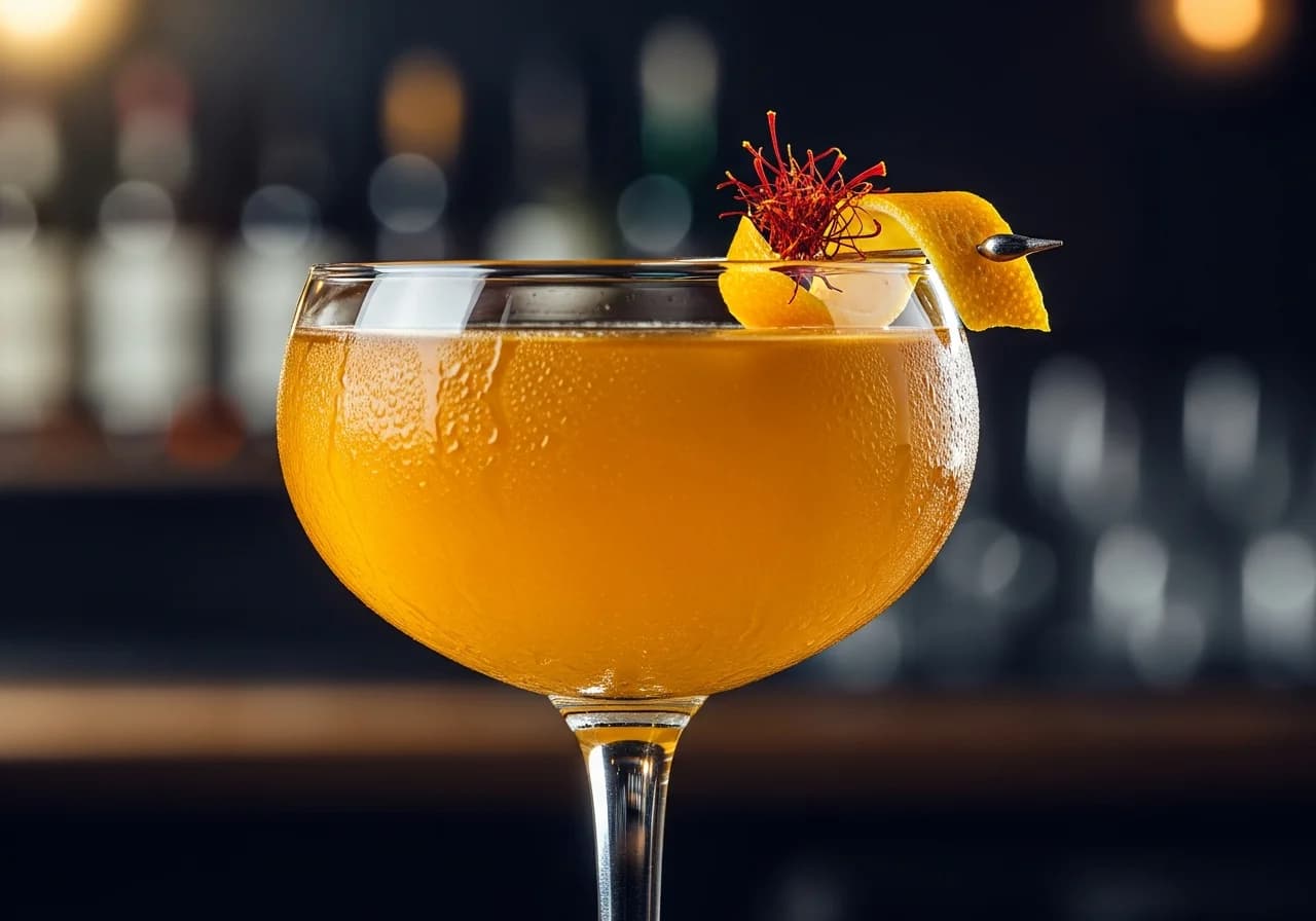 Saffran Sour - Whisky cocktail recept