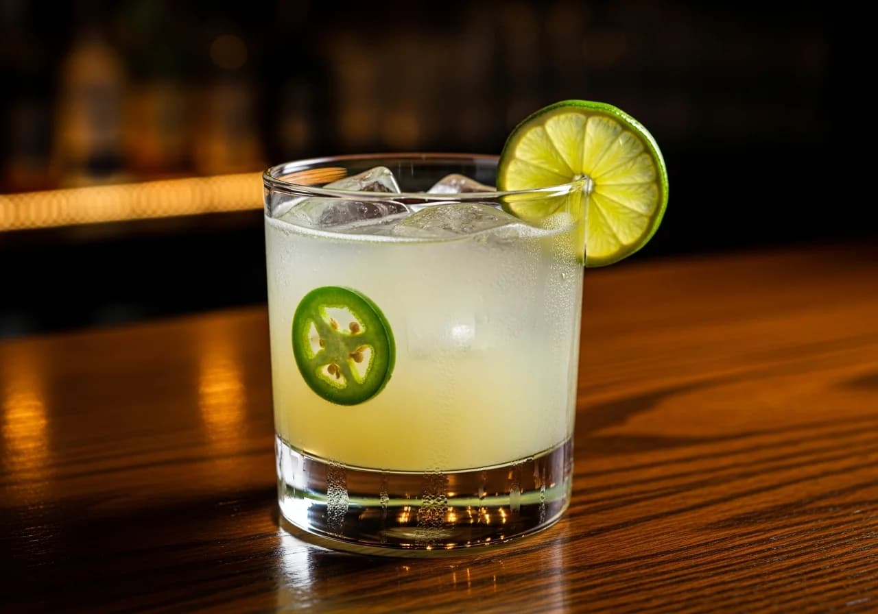 Spicy Margarita - Tequila/Mezcal cocktail recept