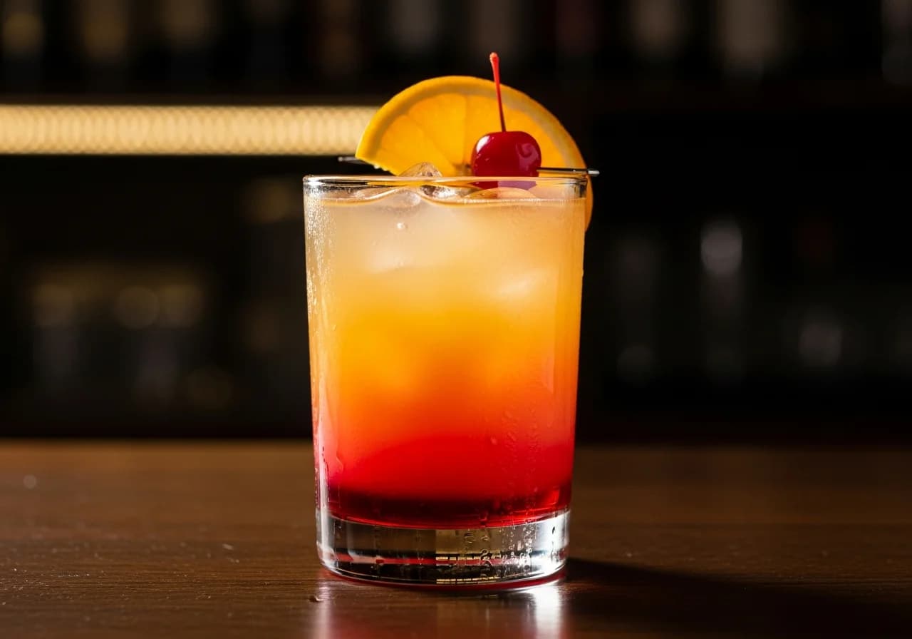 Tequila Sunrise (IBA) - Tequila/Mezcal cocktail recept