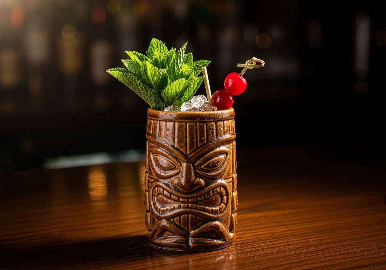 Three Dots and a Dash - Rom cocktail recept