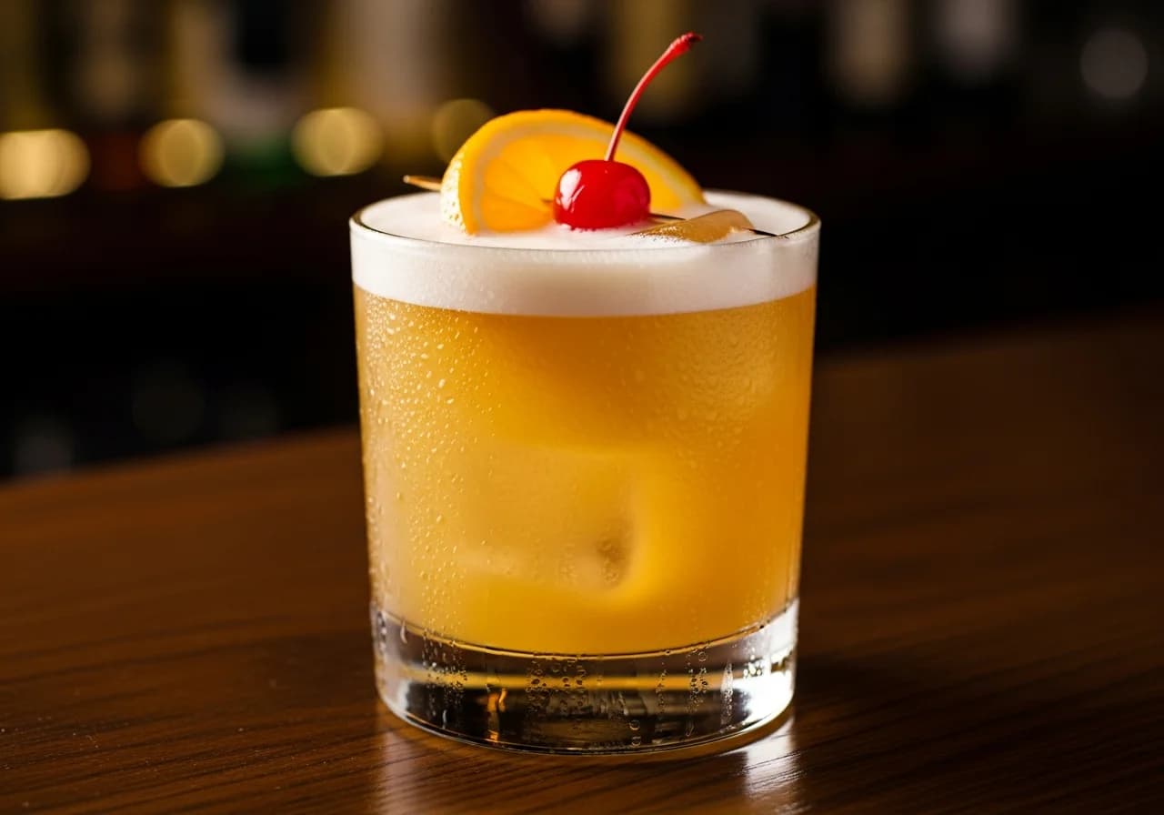 Whiskey Sour (IBA) - Whisky cocktail recept
