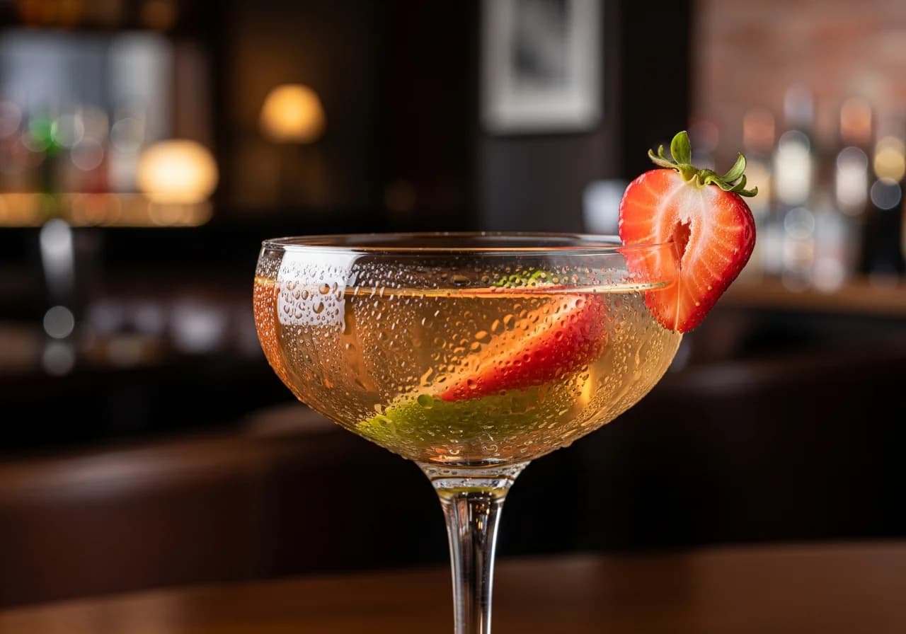 Alkoholfri Strawberry Daiquiri - Alkoholfritt cocktail recept