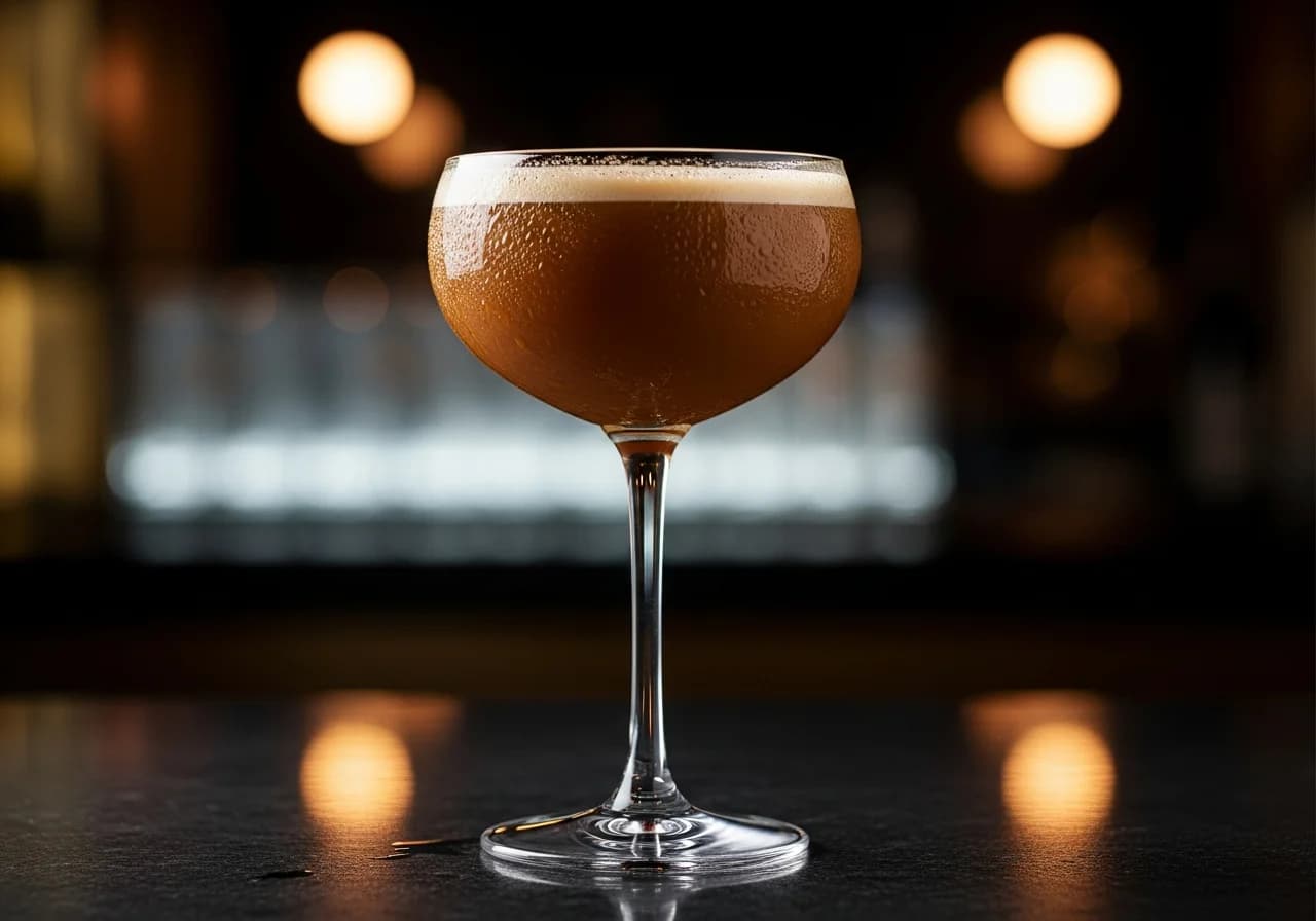 Amaretto Coffee - Likör cocktail recept