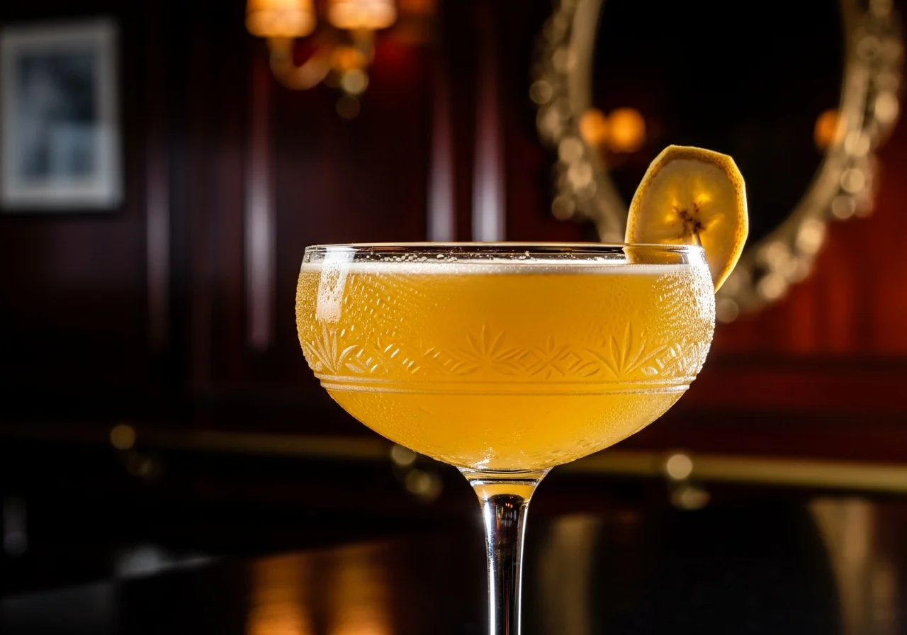 Banana 'Nana - Likör cocktail recept