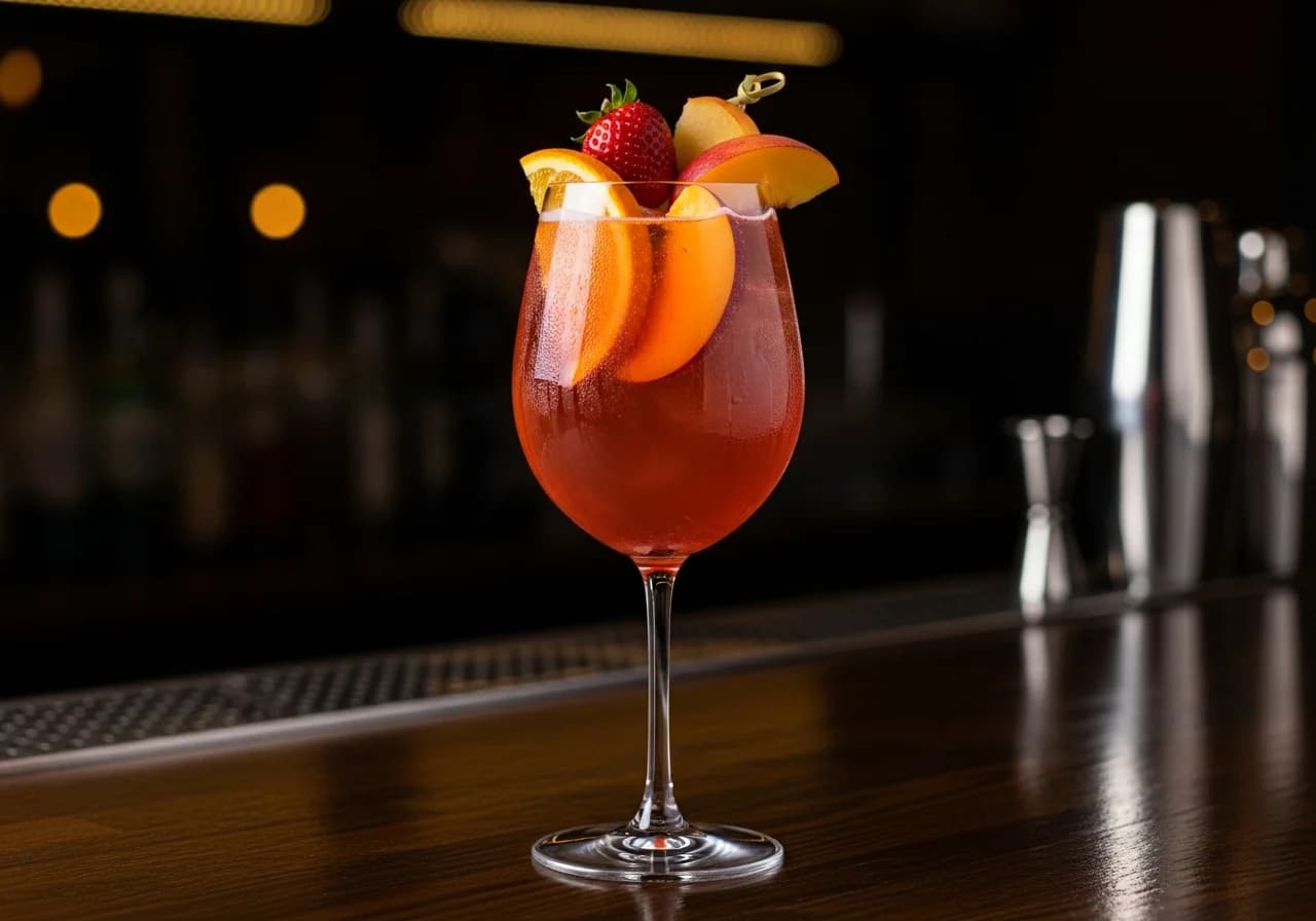 Cava Sangria - Vin & Bubbel cocktail recept