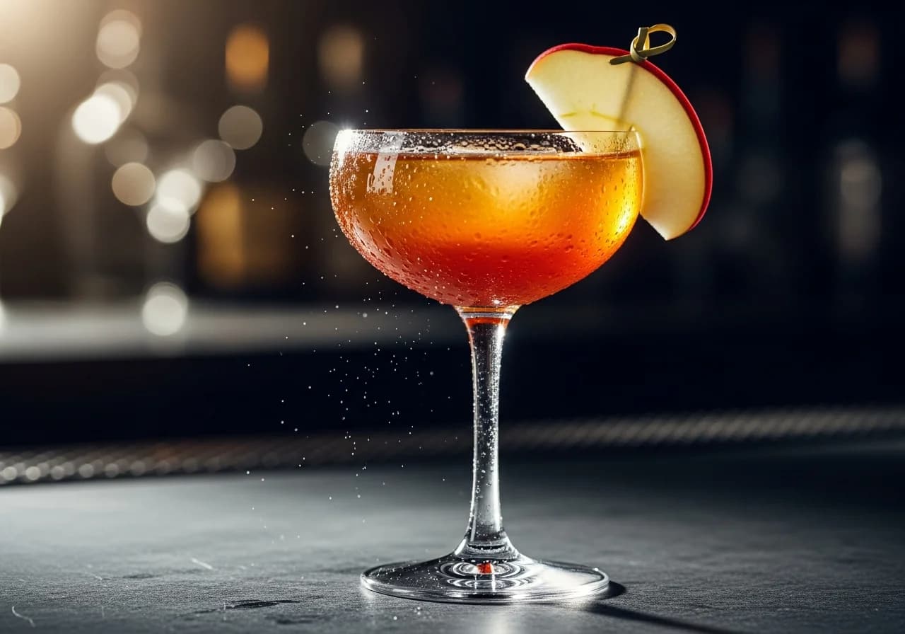 Firebapple - Likör cocktail recept