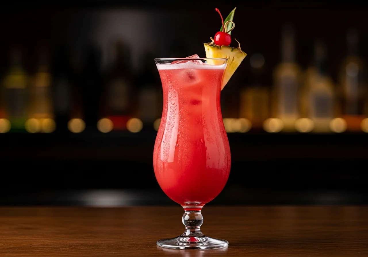 Fuzzy Flamingo - Likör cocktail recept