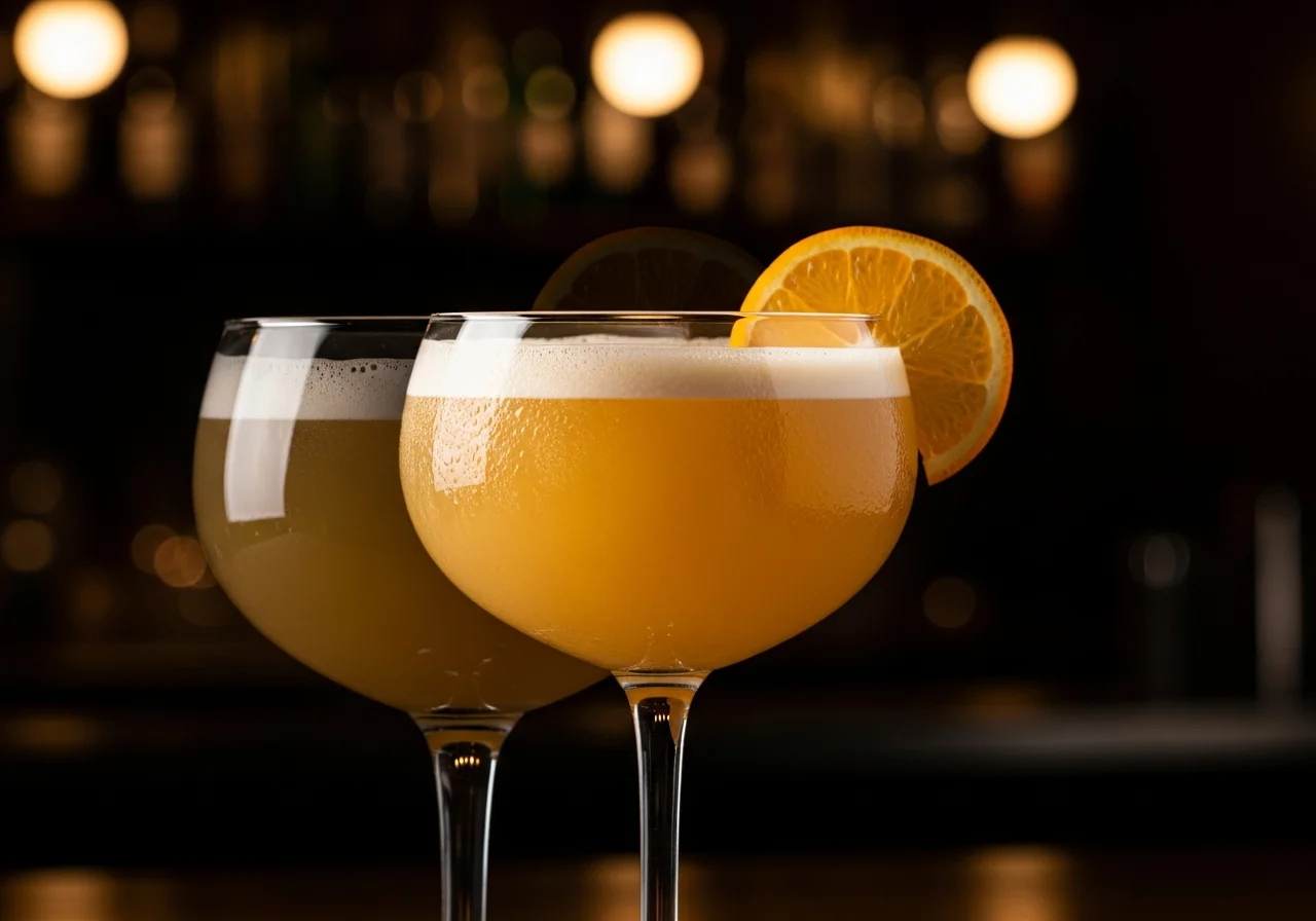 Golden dream - Likör cocktail recept