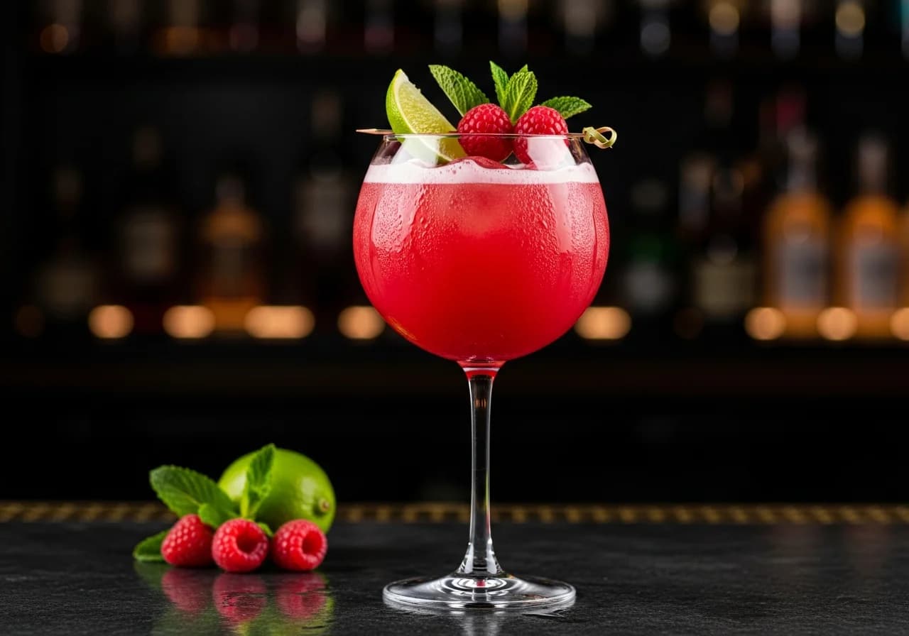 Hallon Ballon - Likör cocktail recept