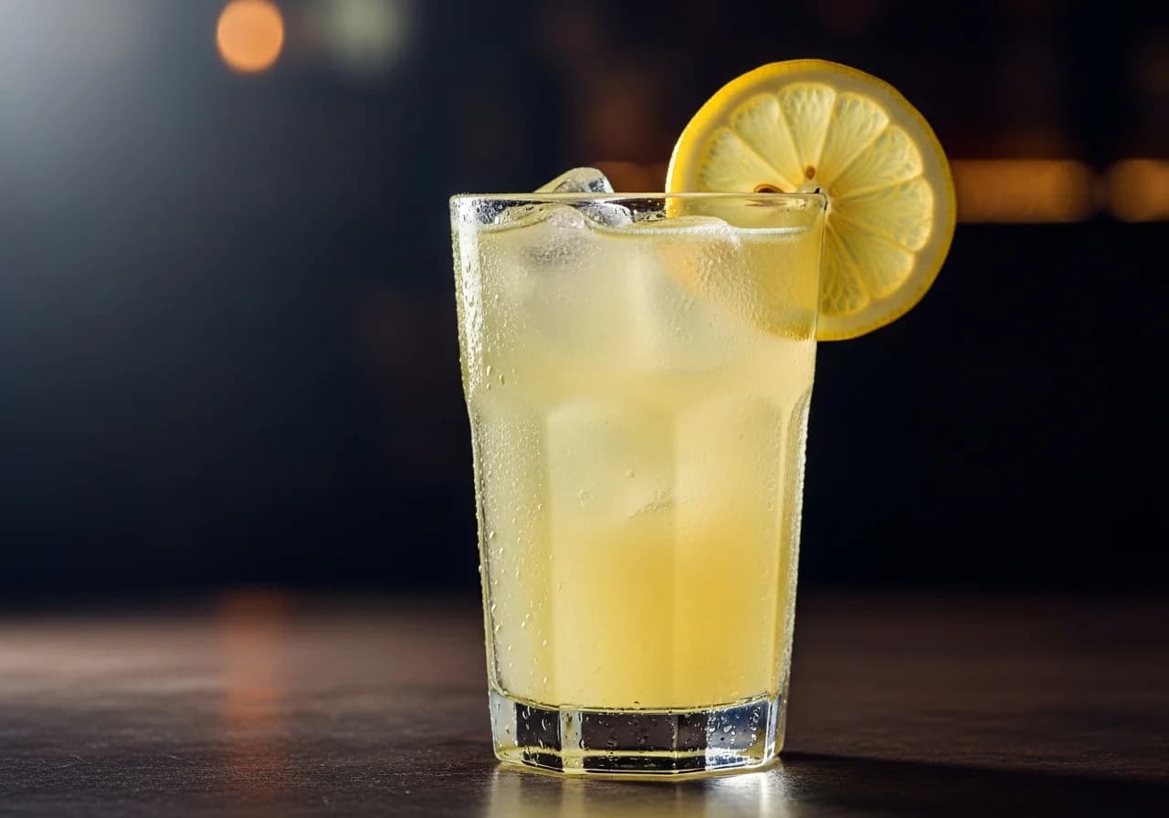 Limoncello & Tonic - Likör cocktail recept